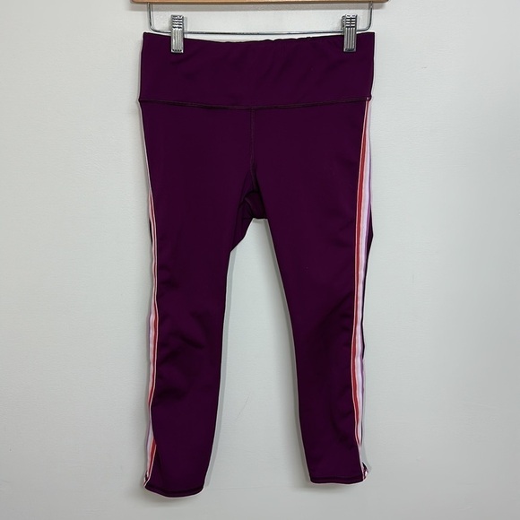Athleta‎ Contender Striped Tux Capri Leggings XS - Picture 4 of 8